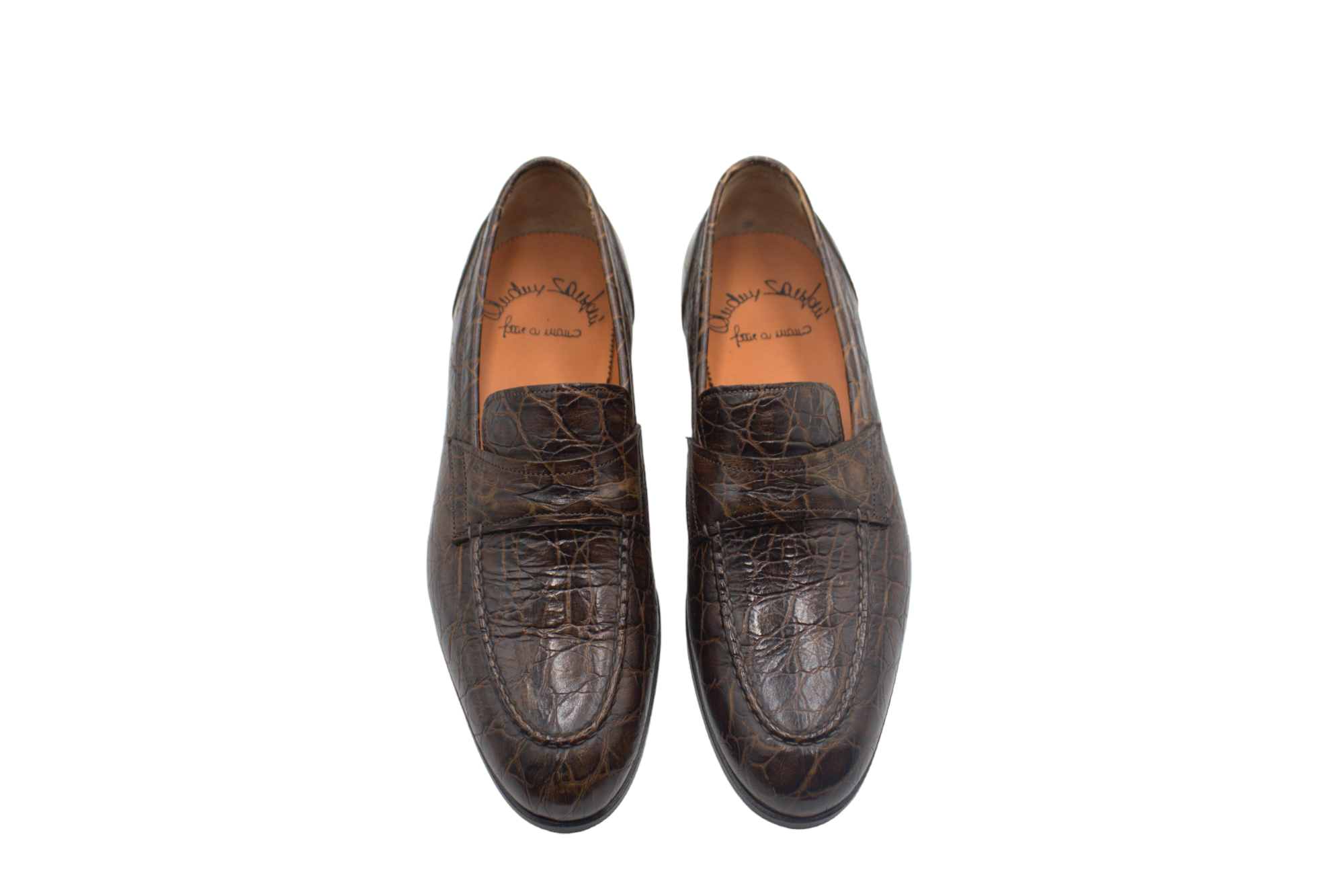 Santoni mocassino coccodrillo - Yesclusive