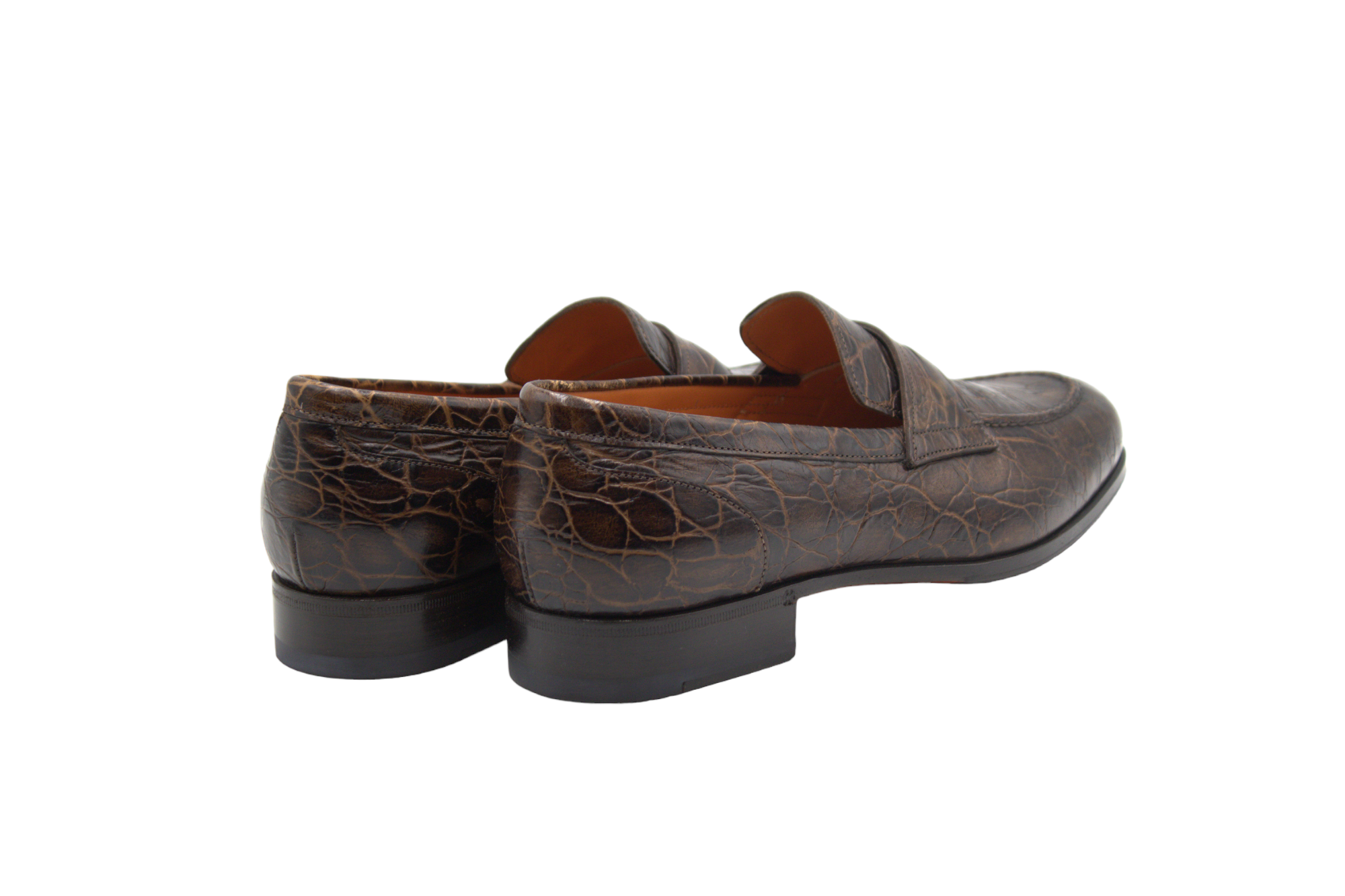 Santoni mocassino coccodrillo - Yesclusive