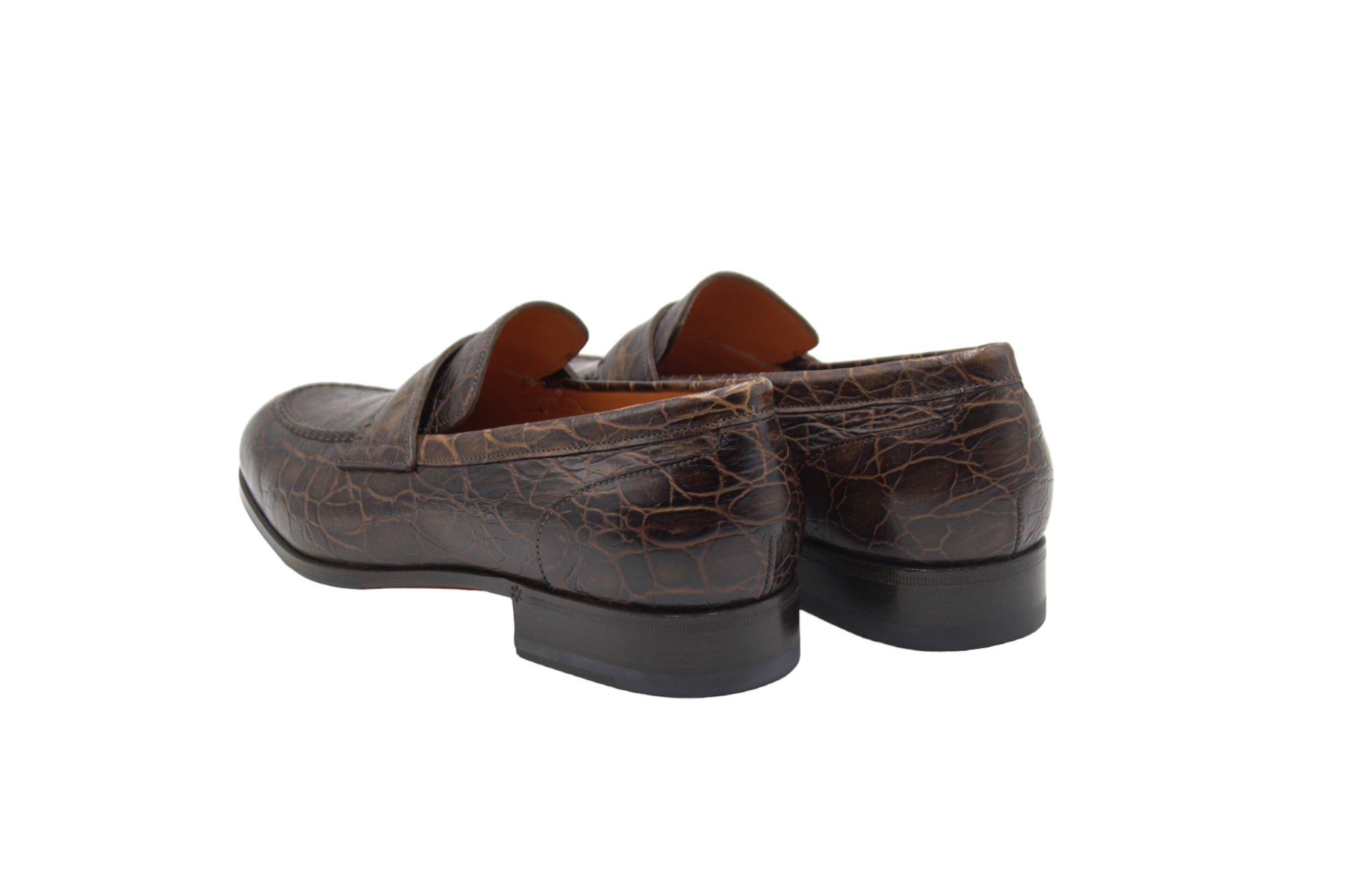 Santoni mocassino coccodrillo - Yesclusive